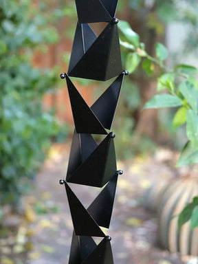 Rain Chain Origami -Black RainChains