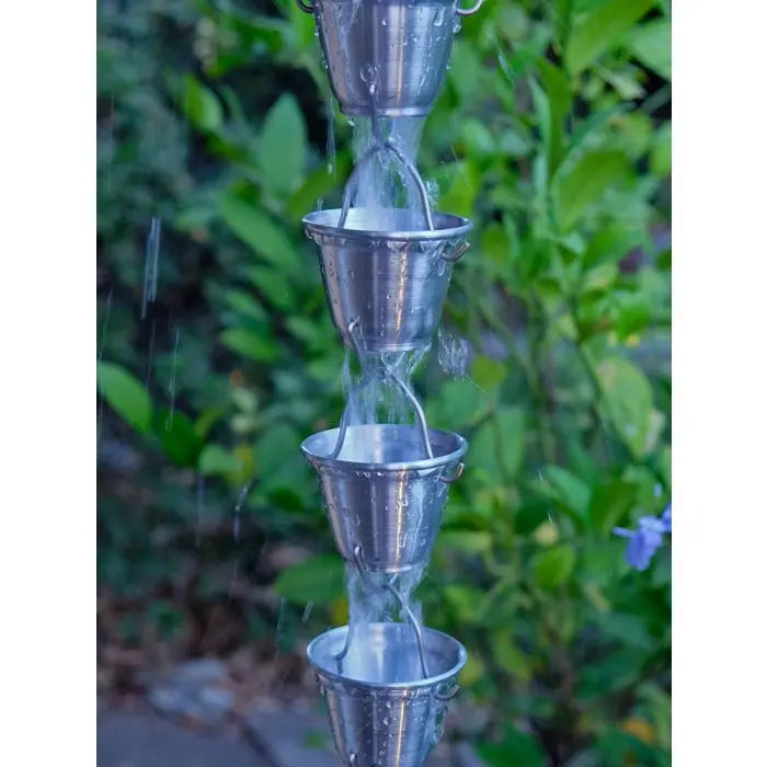 Rain Chain Shizuka Aluminum Cups RainChains