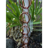 Rain Chain Triple Loops 2.5"- Copper RainChains