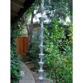 Rain Chain Unfinished Aluminum Star Flower RainChains