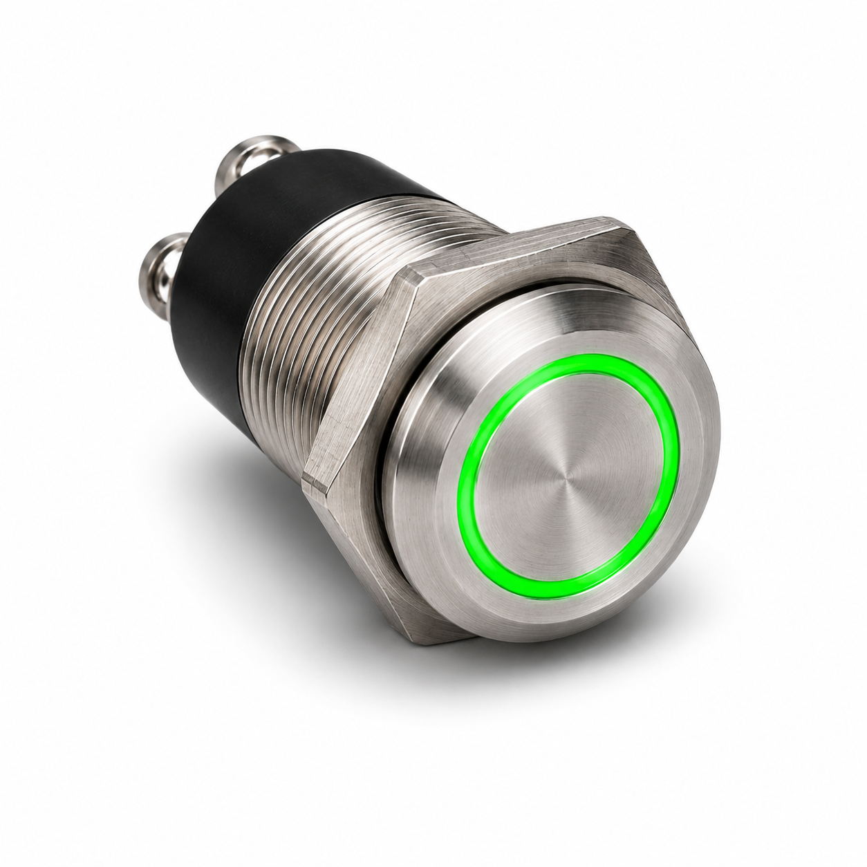 Push Button Low Voltage Doorbell LED, Stainless Steel Expressions LTD
