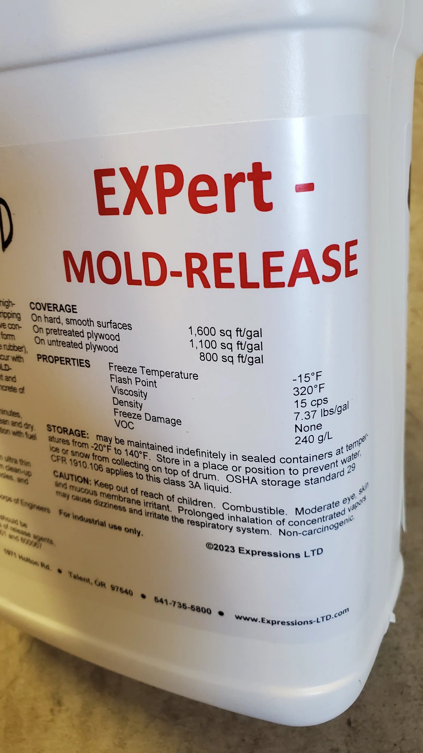 Specialized Mold Release for High Strength Sticky Concrete - EXPert
