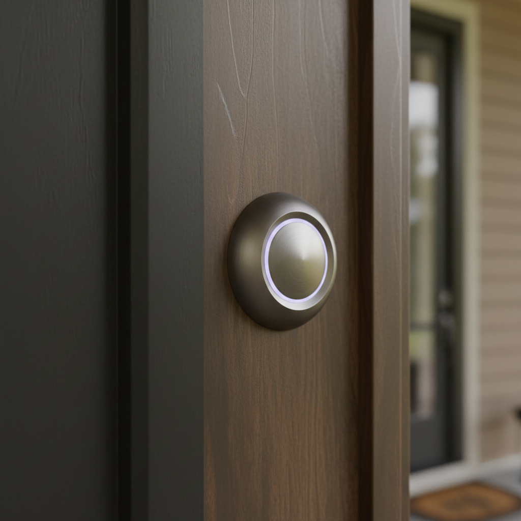 Spore Doorbells - TRUE LED Doorbell - Aluminum Finish spOre