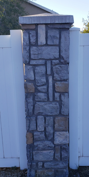 Concrete Fence and Column Liner Molds PNL Liners