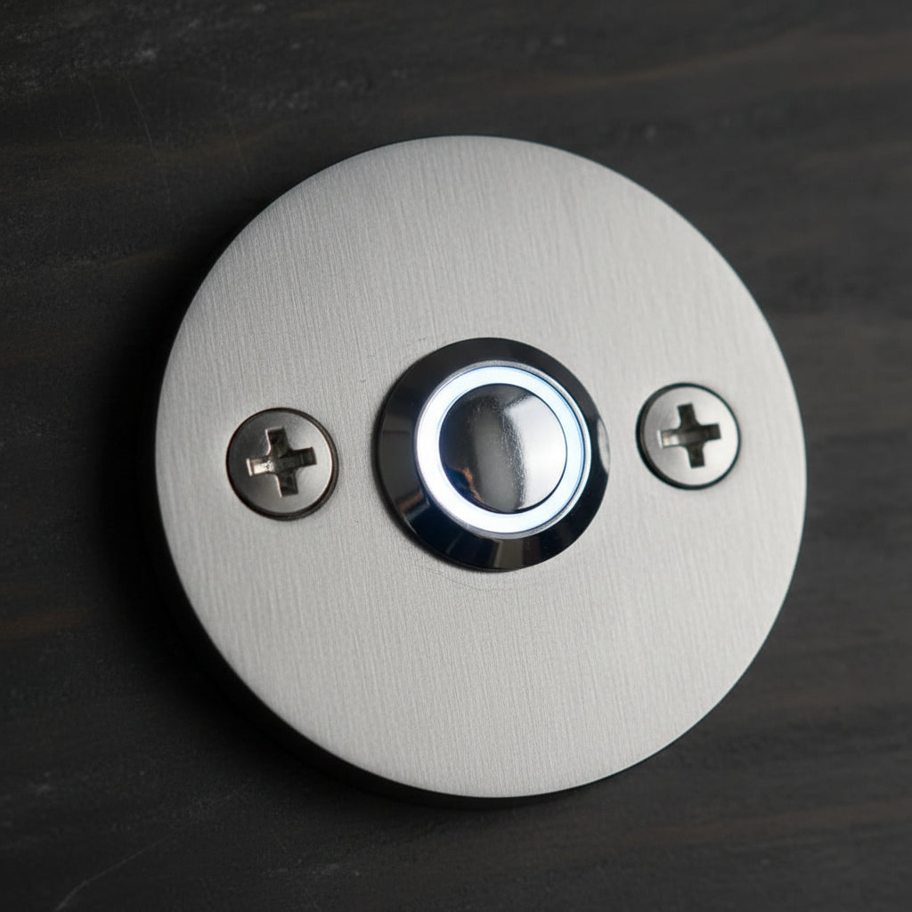 Stainless Steel Circle Doorbell Expressions LTD