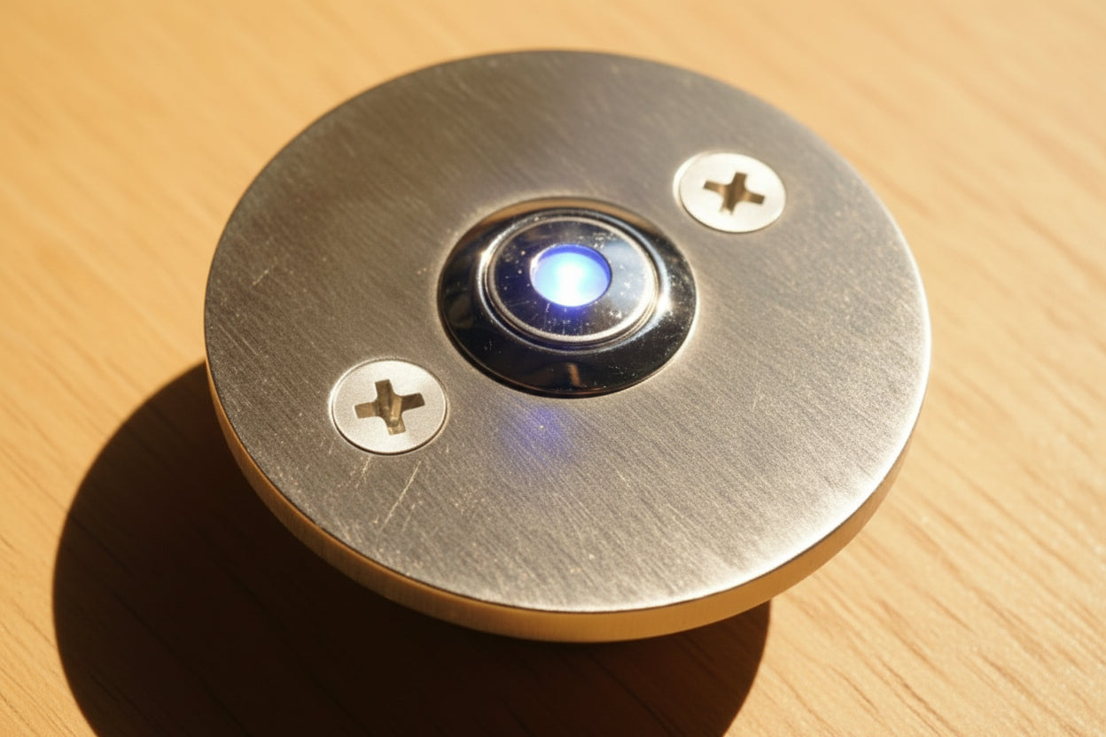 Stainless Steel Circle Doorbell Expressions LTD