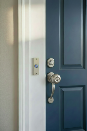 Stainless Steel Narrow Doorbell Expressions LTD