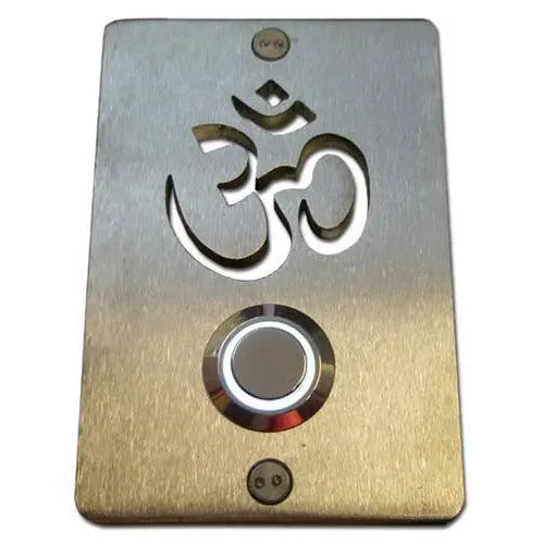 Stainless Steel Om Buddhist Doorbell Expressions LTD