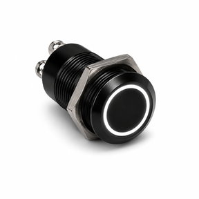Push Button Doorbell Garage Low Voltage, Black Anodized Aluminum Expressions LTD