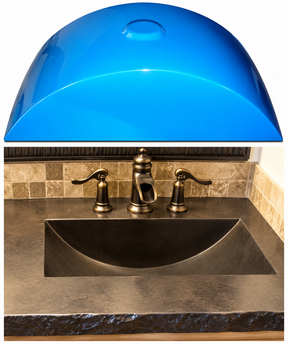 Concrete Sink Mold SDP-19 Tumulus Barrel (19.75"x11"x5.5") PNL Liners