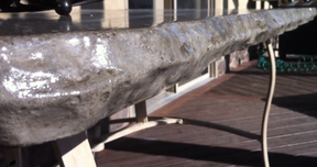 Concrete Edge Form Liner - 1.5" Chiseled Rock PNL Liners
