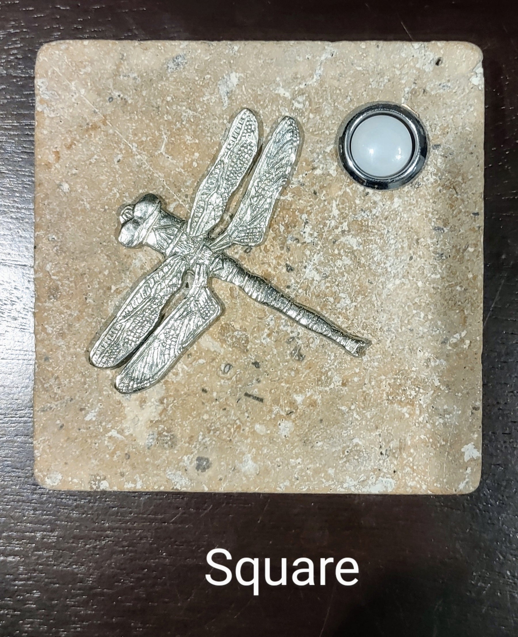 Dragonfly Stone Doorbell CustomDoorbell Diamond