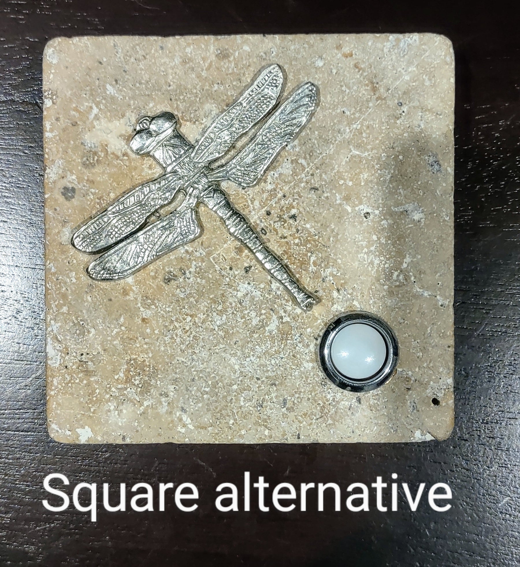 Dragonfly Stone Doorbell CustomDoorbell Diamond