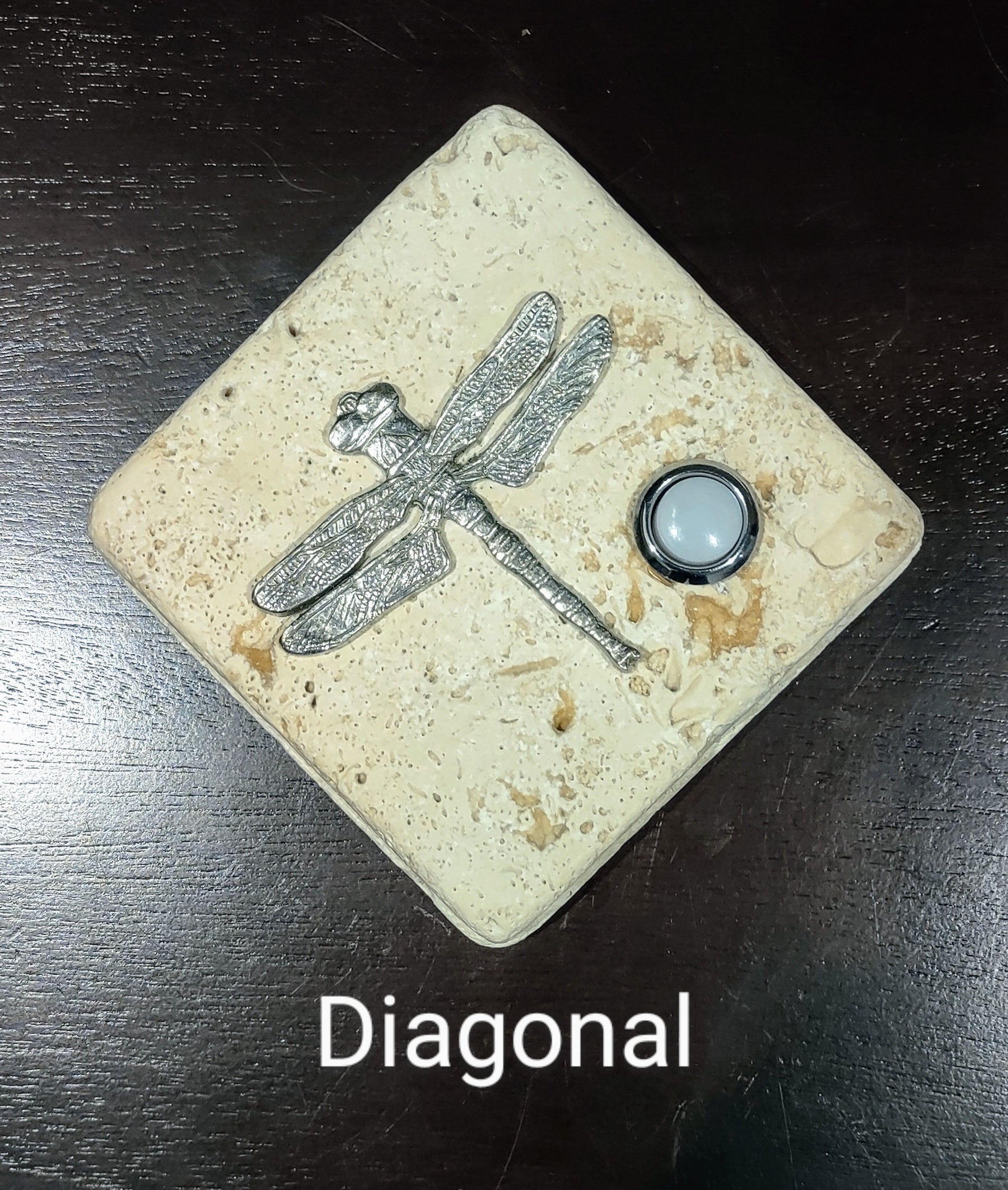 Dragonfly Stone Doorbell CustomDoorbell Diamond