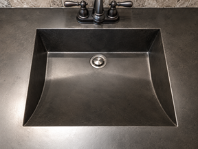 Concrete Sink Mold SDP-14 Arch Ramp (16"x14"x5.75") PNL Liners