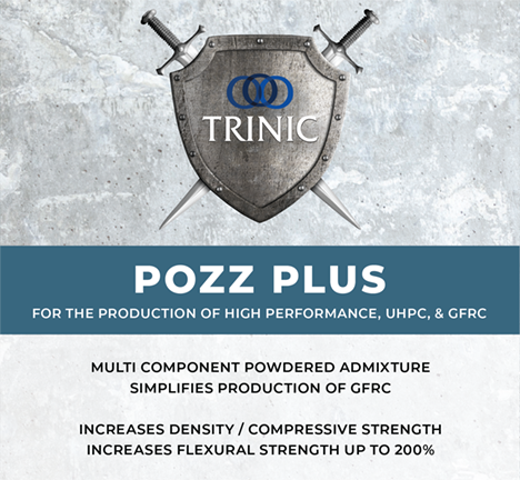 GFRC Made Easy Admix - Pozz Plus Trinic