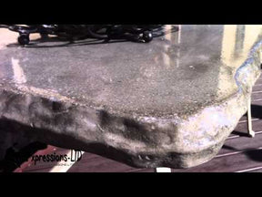 Concrete Edge Form Liner - 1.5" Chiseled Rock