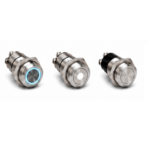 Push Button Low Voltage Doorbell LED, Stainless Steel Expressions LTD