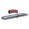 14 X 4" Blue Steel Finishing Trowel-Fully Rounded w/Curved DuraSoft® Handle Marshalltown