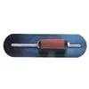 16 X 4" Blue Steel Finishing Trowel-Fully Rounded w/Curved DuraSoft® Handle Marshalltown