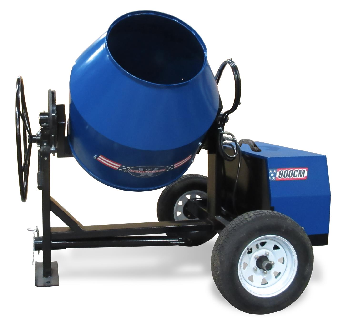 Concrete Mixer Industrial Grade 6 Cubic Foot - Gas Honda Motor