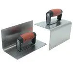 8 X 4 inch Corner Trowel Set-82º (cove & nose tool) for Concrete Steps