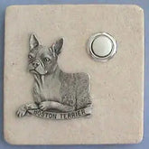 Boston Terrier Dog Stone Doorbell CustomDoorbell
