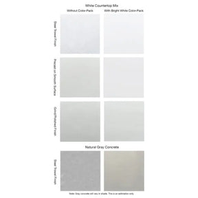 Bright White Titanium Oxide Color Packs for Concrete Countertop Mix Z-Form