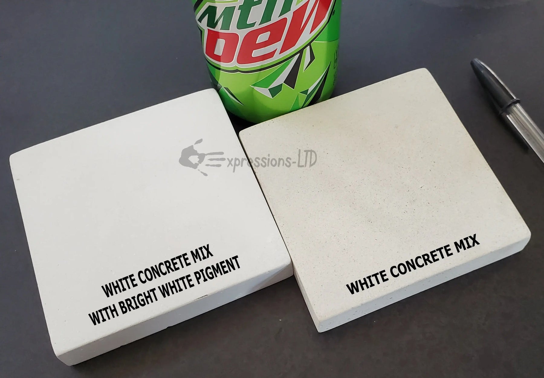 Bright White Titanium Oxide Color Packs for Concrete Countertop Mix Z-Form