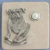 Bulldog Dog Breed Stone Doorbell CustomDoorbell