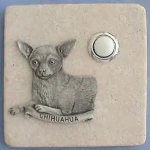 Chihuahua Dog Breed Stone Doorbell CustomDoorbell