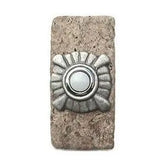 Compass Stone Doorbell in Pewter, Brass, ORB or Bronze CustomDoorbell All Plus
