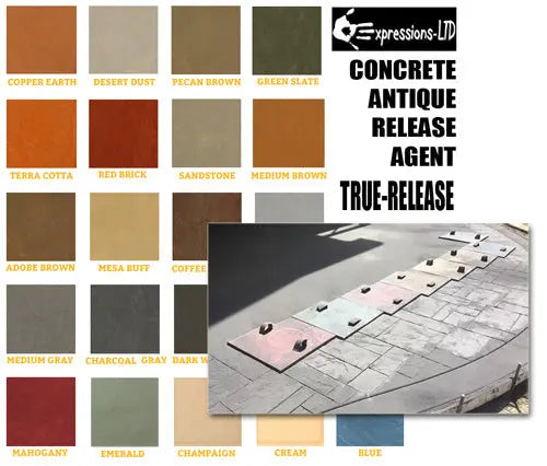 Concrete Colored Antiquing Accent Powder Release Walttools