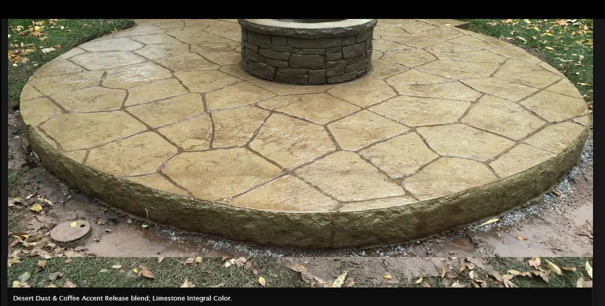 Concrete Colored Antiquing Accent Powder Release