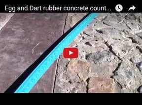 Concrete Edge Form Liner - 2" Egg and Dart PNL Liners