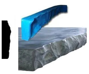 Concrete Edge Form Liner - 3" Rough Rock Granite PNL Liners