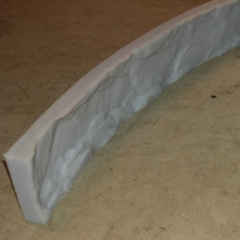 Concrete Edge Form Liner - Heavy Chiseled Slate (2.25" and 3.5" Heights) Z-Form