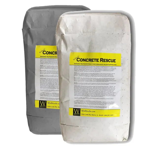 Concrete Microtopping Overlay - Gray or White - Self Leveling or Vertical Walttools