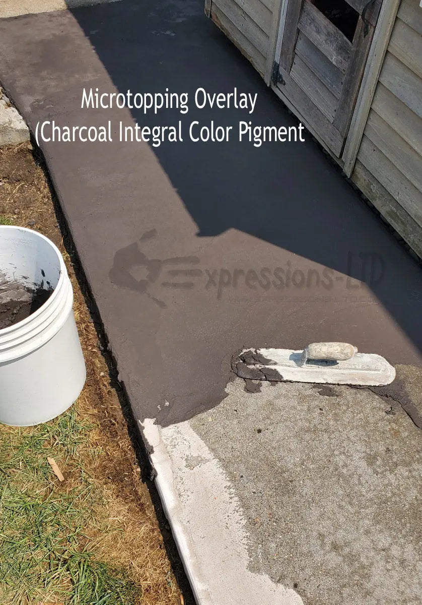 Concrete Microtopping Overlay - Gray or White - Self Leveling or Vertical Walttools