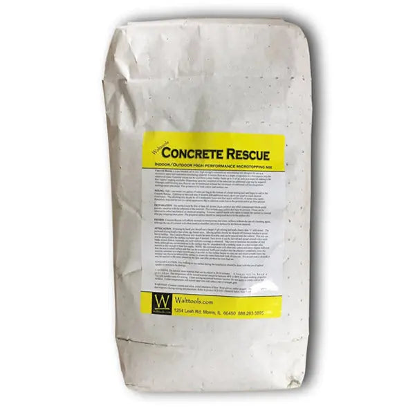 Concrete Microtopping Overlay - Gray or White - Self Leveling or Vertical Walttools