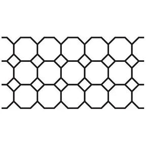Concrete Paper Stencil - 10" Octagon Tile DCI Stencils