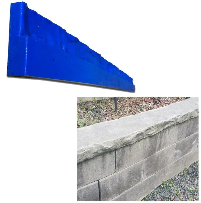 Concrete Rock Edge Firepit Ledge Cap Mold Liner PNL Liners