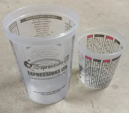Concrete Sealer and Admix Measuring Mixing Cups 40 oz, 10/100 pack Expressions LTD