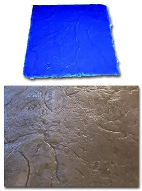 36x36 Inch Concrete Seamless Stamp Mat & Edge Trimmer - PU Texturing Skin For Patio, Driveway & Pool Deck Stamping