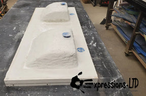 Concrete Sink Mold SDP-14 Arch Ramp (16"x14"x5.75") PNL Liners