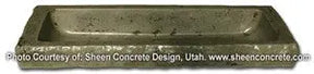 Concrete Sink Mold SDP-15 Trough Design (40"x12"x6") PNL Liners