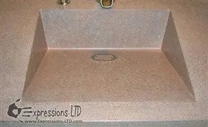 Concrete Sink Mold SDP-2 Wedge Ramp Slot Drain (17 1/8"x16"x6") PNL Liners