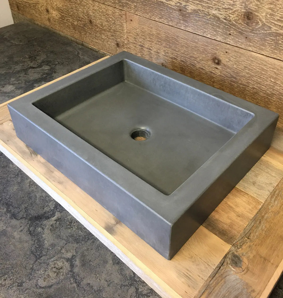 Concrete Sink Mold SDP-21-B Rectangle Shallow (16.25"x12.25"x3") PNL Liners