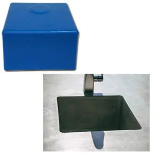Concrete Sink Mold SDP-53 Square Prep Bar (14"x14"x8.5") PNL Liners