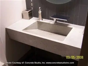 Concrete Sink Mold SDP-8 Ramp Slot Drain (24"x15.75"x6") PNL Liners